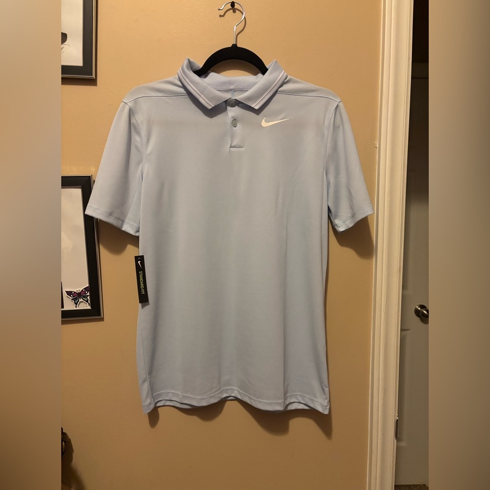 NWT Nike Women’s Sky Blue Polo Shirt